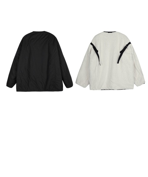 JNBY（ジェーエヌビーワイ）の「Reversible Round-neck Boa Jacket / リバーシブルジャケット（その他アウター・メンズ・ブラック・44/46）」の16枚目の写真