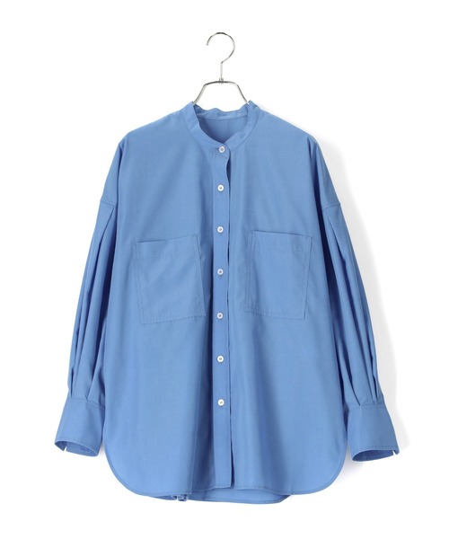 ADAM ET ROPE'（アダムエロペ）の「【WEB限定】・【定番人気】TCブロードバンドシャツ（シャツ/ブラウス・レディース・ブラック系その他/オフホワイト/ダークグリーン/ブルー系その他4/ブルー系その他6/パープル系その他3/ピンク・FREE）」の21枚目の写真