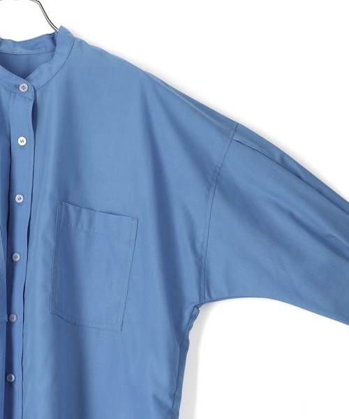 ADAM ET ROPE'（アダムエロペ）の「【WEB限定】・【定番人気】TCブロードバンドシャツ（シャツ/ブラウス・レディース・ブラック系その他/オフホワイト/ダークグリーン/ブルー系その他4/ブルー系その他6/パープル系その他3/ピンク・FREE）」の18枚目の写真