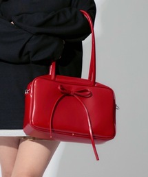 JilLA（ジルア）の「Ribbon Boston Bag / リボンボストンバッグ 2WAY スクールバッグ（ボストンバッグ）」