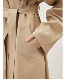 共ベルト付肩章デザイントレンチコート　0サイズ WEB限定00サイズ】共ベルト付肩章デザイントレンチコートを使った人気