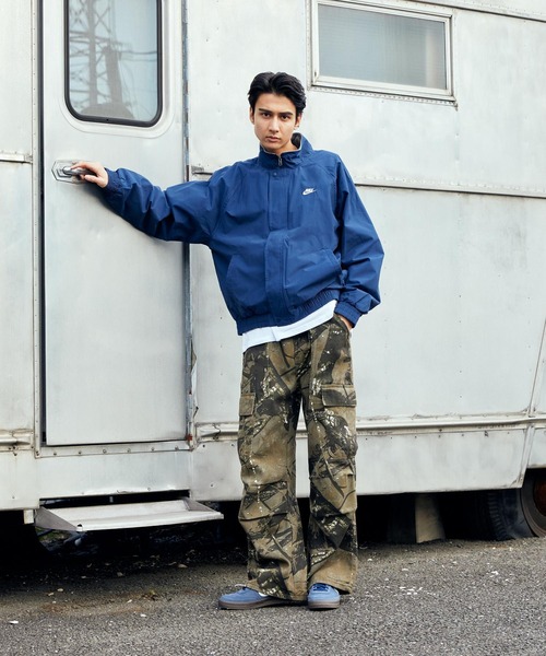 NIKE（ナイキ）の「ナイキ クラブ フューチュラ メンズジャケット / Nike Club Futura Men's Jacket FZ0657-410  Midnight Navy（ナイロンジャケット・メンズ・ネイビー・S/XL/2XL/L/M）」の4枚目の写真