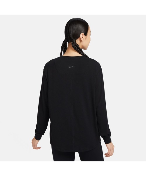 NIKE（ナイキ）の「ナイキ NIKE ナイキ  ワン DF ルーズ L/S トップ（Tシャツ/カットソー・レディース・ブラウン/ブラック・S/M/L/XL）」の3枚目の写真