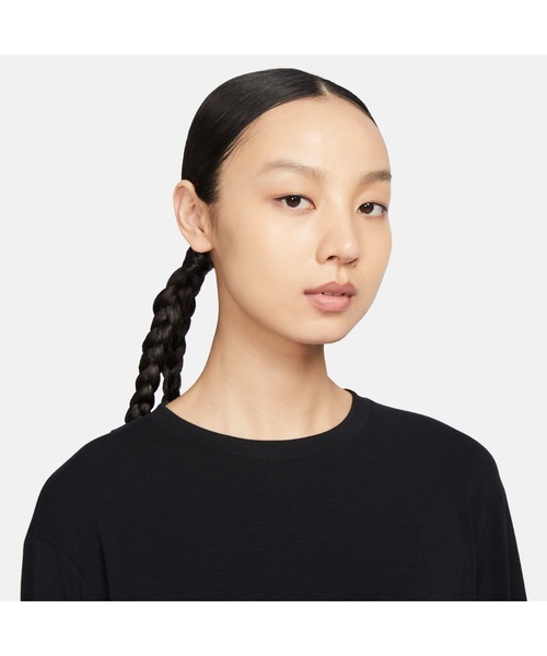 NIKE（ナイキ）の「ナイキ NIKE ナイキ  ワン DF ルーズ L/S トップ（Tシャツ/カットソー・レディース・ブラウン/ブラック・S/M/L/XL）」の5枚目の写真