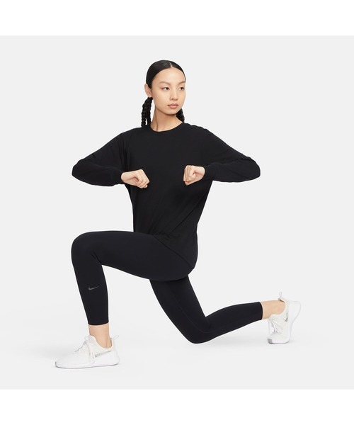 NIKE（ナイキ）の「ナイキ NIKE ナイキ  ワン DF ルーズ L/S トップ（Tシャツ/カットソー・レディース・ブラウン/ブラック・S/M/L/XL）」の8枚目の写真