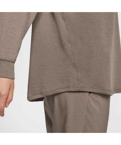 NIKE（ナイキ）の「ナイキ NIKE ナイキ  ワン DF ルーズ L/S トップ（Tシャツ/カットソー・レディース・ブラウン/ブラック・S/M/L/XL）」の14枚目の写真