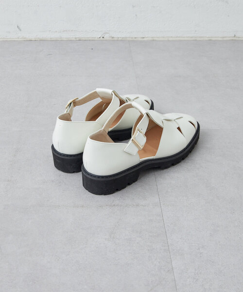 GALLARDAGALANTE（ガリャルダガランテ）の「【2.718】ボリュームグルカサンダル（サンダル・レディース・ブラック/ホワイト・36/37/38）」の8枚目の写真