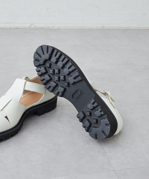 GALLARDAGALANTE（ガリャルダガランテ）の「【2.718】ボリュームグルカサンダル（サンダル・レディース・ブラック/ホワイト・36/37/38）」の14枚目の写真