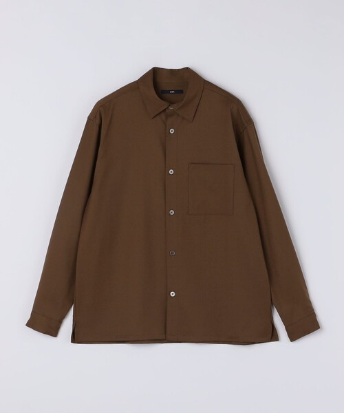 SHIPS（シップス）の「SHIPS: SMART MERINO(R) レギュラーカラー シャツ（シャツ/ブラウス・メンズ・ヘザーグレー/ダークグレー/キャメル・LARGE/MEDIUM/SMALL/X-LARGE）」の3枚目の写真