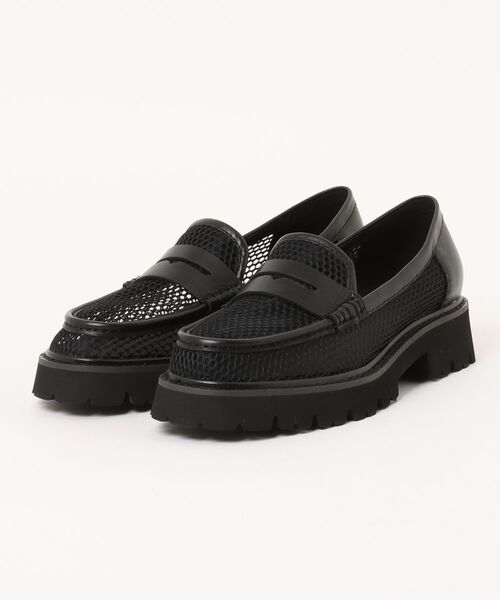 MOHI（モヒ）の「【MOHI】mesh loafers メッシュローファー GU1-23226-59-ME（ローファー・レディース・ブラック・37/36/39/38）」の4枚目の写真