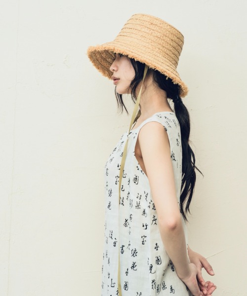 ORIENT MILLINERY（オリエント ミリナリー）の「SIAM【ｻｲｱﾑ】（ハット・レディース・ナチュラル/ブラック・FREE）」の11枚目の写真