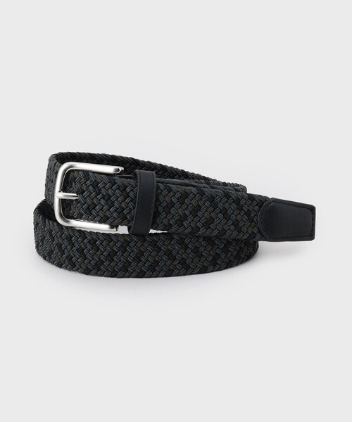 THE SHOP TK (ザ ショップ ティーケー )の「◆ゴムメッシュベルト 新色追加 / ストレッチ(ベルト・メンズ・ブラック/ベージュ系その他3/ホワイト系4/ブラック系/ブラック系2/ブラック系3・00)」の3枚目の写真