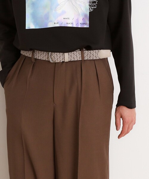THE SHOP TK (ザ ショップ ティーケー )の「◆ゴムメッシュベルト 新色追加 / ストレッチ(ベルト・メンズ・ブラック/ベージュ系その他3/ホワイト系4/ブラック系/ブラック系2/ブラック系3・00)」の8枚目の写真