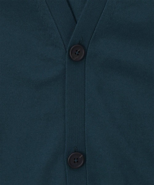 Paul Smith(ポールスミス)の「オーガニックコットン カーディガン / 153450 250Z(カーディガン/ボレロ・メンズ・ライトイエロー/カーキ/ライトパープル/ダークブルー・MEDIUM/LARGE/X-LARGE/XX-LARGE)」の8枚目の写真