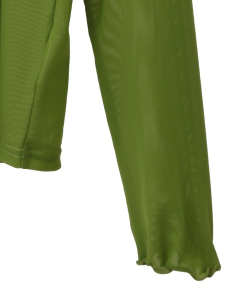 CRAFT STANDARD BOUTIQUE（クラフトスタンダードブティック）の「チュールトップスインナー　◆（Tシャツ/カットソー・レディース・ブラウン/グリーン/アイボリー/ブラック・FREE）」の21枚目の写真