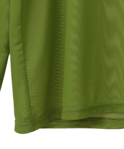 CRAFT STANDARD BOUTIQUE（クラフトスタンダードブティック）の「チュールトップスインナー　◆（Tシャツ/カットソー・レディース・ブラウン/グリーン/アイボリー/ブラック・FREE）」の22枚目の写真