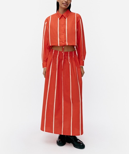 【marimekko】Buklee Puhveli コットン スカート セール】Buklee Puhveli / skirt（スカート）｜marimekko