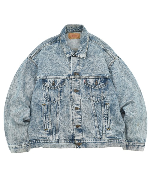 【ヴィンテージ古着】90’s Levi's 70507 ケミカルウォッシュ デニムジャケット USA製