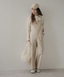 rectangle（レクタングル）の「フィット＆フローオーバーオール【大きいサイズ有】（サロペット/オーバーオール）」