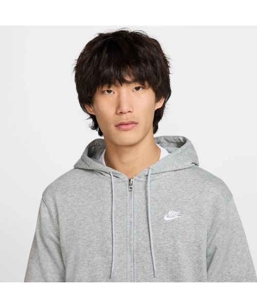 NIKE(ナイキ)の「《NIKEアパレル》クラブ FT L/S フルジップ フーディ(パーカー・メンズ・ブラック/ヘザーグレー/ピンク系その他・L/M/S/XL/2XL)」の16枚目の写真