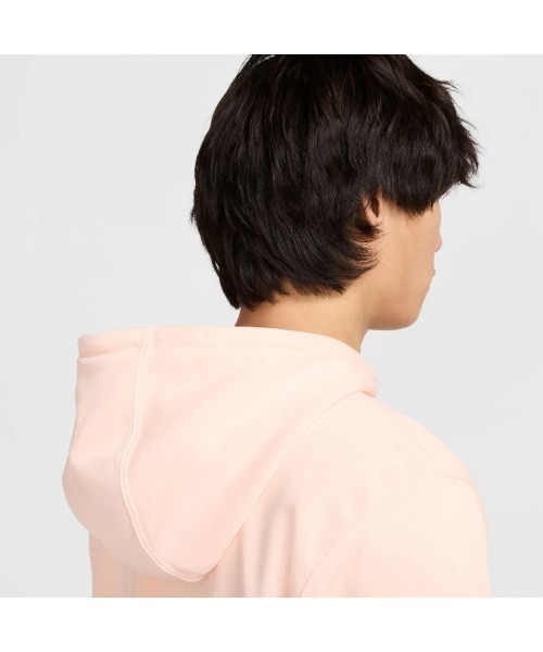 NIKE(ナイキ)の「《NIKEアパレル》クラブ FT L/S フルジップ フーディ(パーカー・メンズ・ブラック/ヘザーグレー/ピンク系その他・L/M/S/XL/2XL)」の8枚目の写真