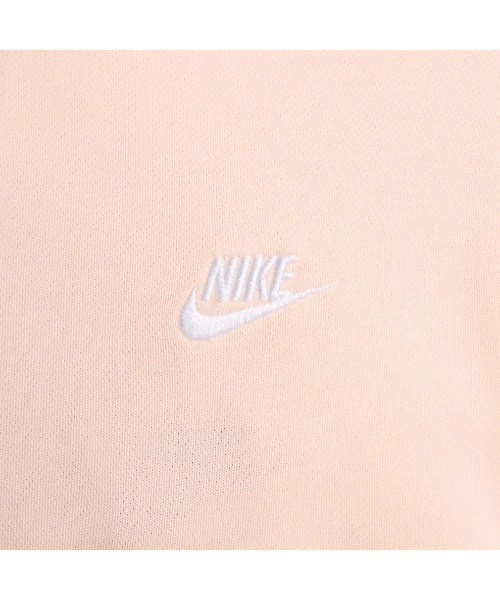 NIKE(ナイキ)の「《NIKEアパレル》クラブ FT L/S フルジップ フーディ(パーカー・メンズ・ブラック/ヘザーグレー/ピンク系その他・L/M/S/XL/2XL)」の7枚目の写真