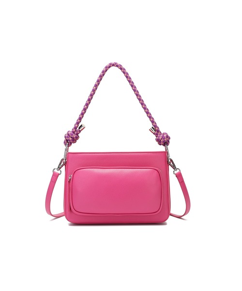 jouetie(ジュエティ)の「【jouetie/ジュエティ】3ポケット パラコード2WAYショルダーバッグ(ショルダーバッグ・レディース・シルバー/ピンク/ブラック・FREE)」の7枚目の写真