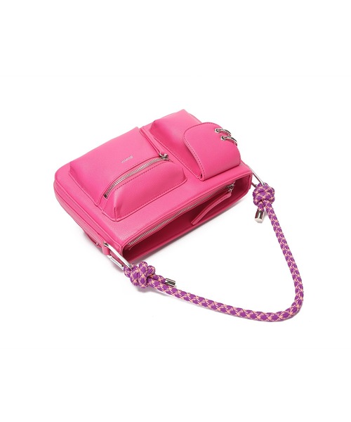 jouetie(ジュエティ)の「【jouetie/ジュエティ】3ポケット パラコード2WAYショルダーバッグ(ショルダーバッグ・レディース・シルバー/ピンク/ブラック・FREE)」の14枚目の写真