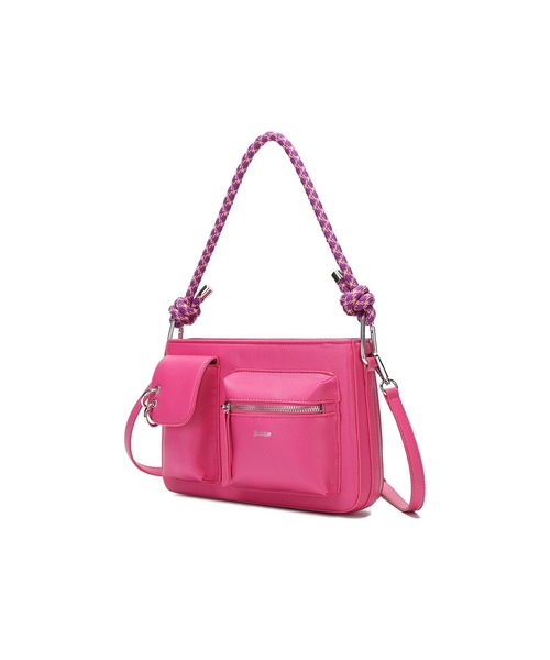 jouetie(ジュエティ)の「【jouetie/ジュエティ】3ポケット パラコード2WAYショルダーバッグ(ショルダーバッグ・レディース・シルバー/ピンク/ブラック・FREE)」の21枚目の写真