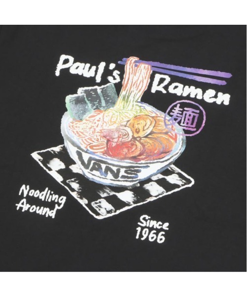 国内配送 VANS RAMEN TEE BLACK 楽天市場】【VANS】 ヴァンズ RAMEN TEE ショートスリーブ