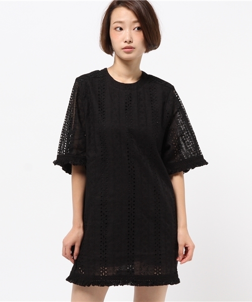 Outlet アウトレット の Who S Who Chico 総レースフリンジop ワンピース Wear