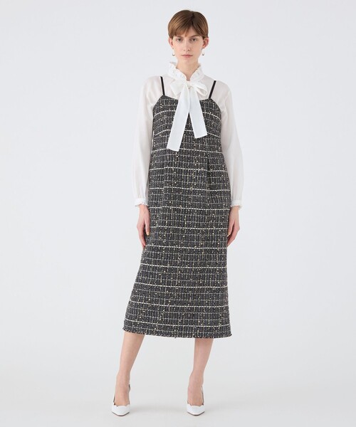 BALLSEY(ボールジィ)の「Fig キャミソールワンピース(ワンピース・レディース・ブラック系その他・36)」の2枚目の写真