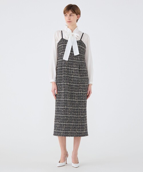 BALLSEY(ボールジィ)の「Fig キャミソールワンピース(ワンピース・レディース・ブラック系その他・36)」の3枚目の写真