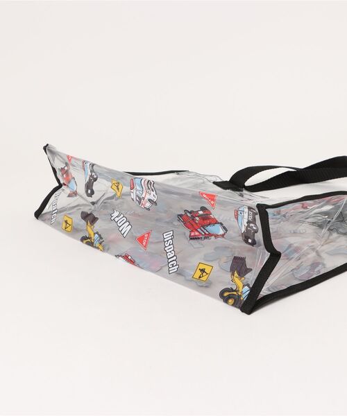 Kids Foret（キッズフォーレ）の「総柄プールバッグ（スイムグッズ・キッズ・ブラック/グリーン/ターコイズブルー/ブルー/イエロー×グリーン・FREE）」の6枚目の写真