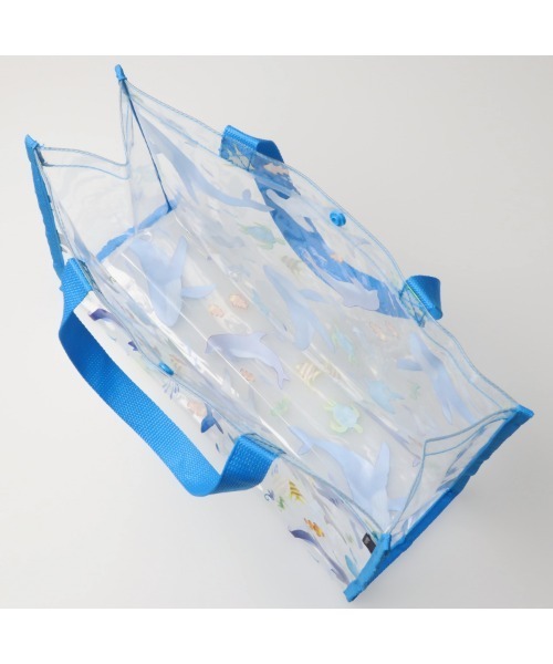 Kids Foret（キッズフォーレ）の「総柄プールバッグ（スイムグッズ・キッズ・ブラック/グリーン/ターコイズブルー/ブルー/イエロー×グリーン・FREE）」の14枚目の写真