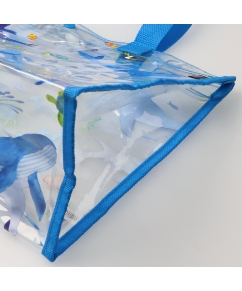 Kids Foret（キッズフォーレ）の「総柄プールバッグ（スイムグッズ・キッズ・ブラック/グリーン/ターコイズブルー/ブルー/イエロー×グリーン・FREE）」の18枚目の写真