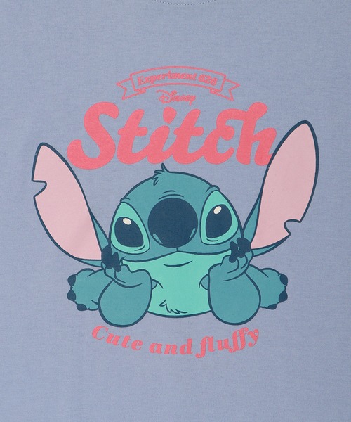 Disney（ディズニー）の「【DISNEY/ディズニー】天竺 プリント WIDE 半袖Tシャツ リロ・アンド・スティッチ（Tシャツ/カットソー・レディース・グレー/アクア/レッド/スミクロ・M/L）」の21枚目の写真