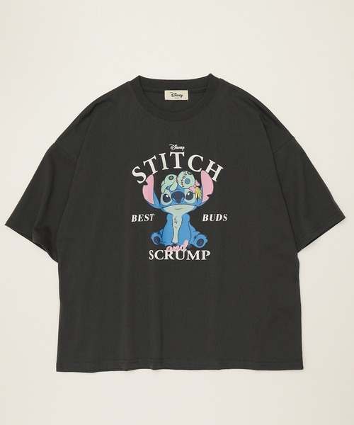 セール】【DISNEY/ディズニー】天竺 プリント WIDE 半袖Tシャツ
