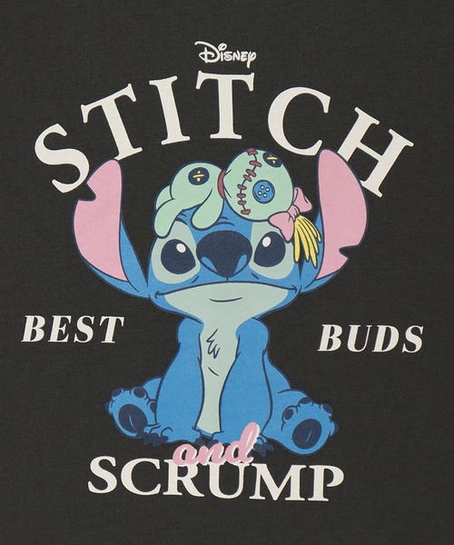 Disney（ディズニー）の「【DISNEY/ディズニー】天竺 プリント WIDE 半袖Tシャツ リロ・アンド・スティッチ（Tシャツ/カットソー・レディース・グレー/アクア/レッド/スミクロ・M/L）」の19枚目の写真