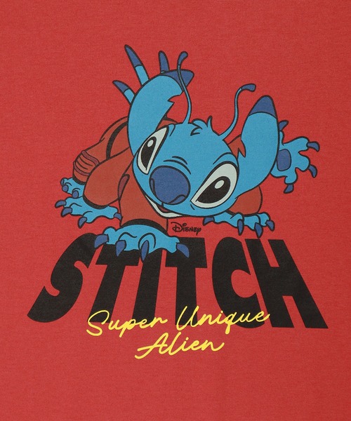 Disney（ディズニー）の「【DISNEY/ディズニー】天竺 プリント WIDE 半袖Tシャツ リロ・アンド・スティッチ（Tシャツ/カットソー・レディース・グレー/アクア/レッド/スミクロ・M/L）」の22枚目の写真