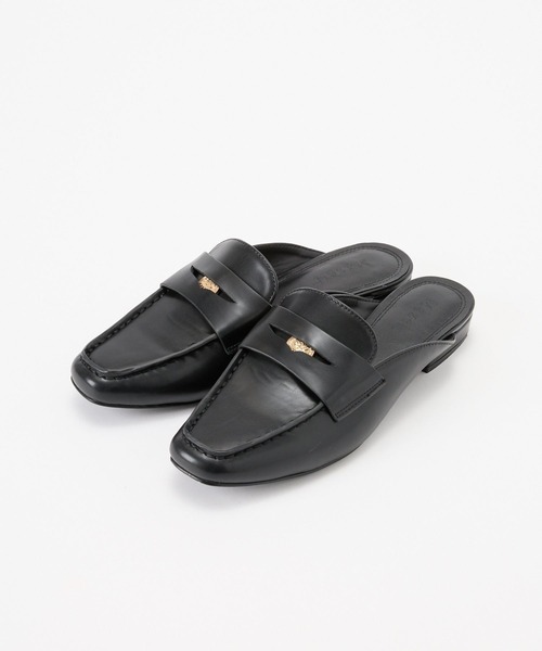 Mazell（マゼル）の「Mazell / コインローファーミュール（ローファー・レディース・ブラック・LL/S/M/L）」の7枚目の写真