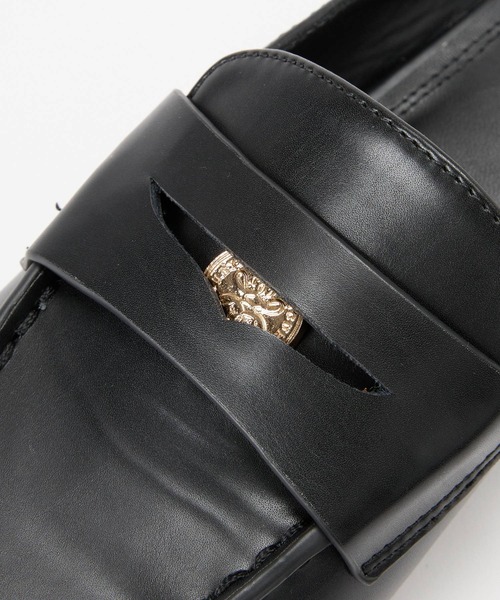 Mazell（マゼル）の「Mazell / コインローファーミュール（ローファー・レディース・ブラック・LL/S/M/L）」の12枚目の写真