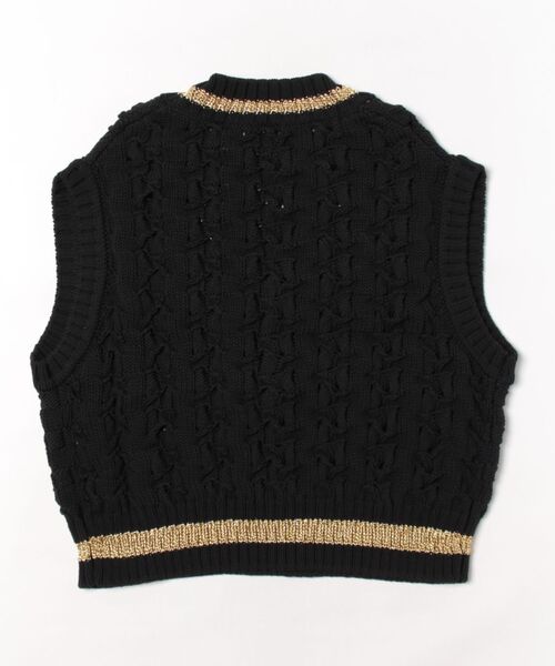 STUMBLY / Bulky Tilden Knit Vest(バルキーチルデンニット