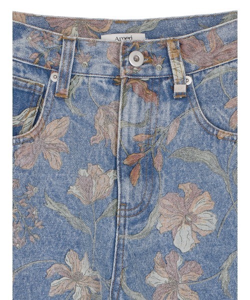 FIORE PRINT DENIM PANTS（デニムパンツ）｜Ameri（アメリ）の