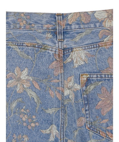 パンツ AMERI RUFFLE HEM DENIM PANTS Ameri（アメリ）の「RUFFLE HEM DENIM PANTS（デニムパンツ