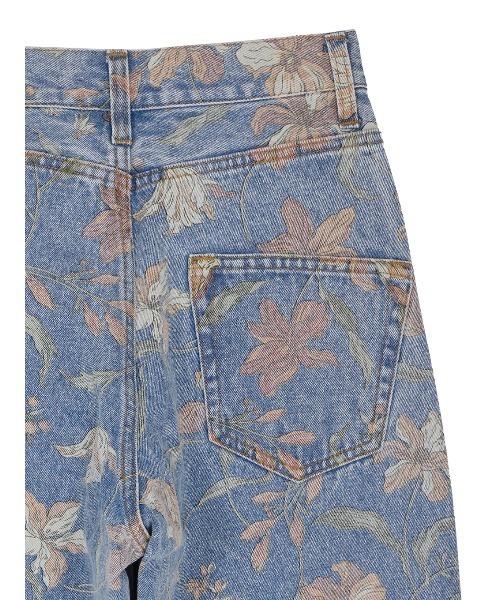 FIORE PRINT DENIM PANTS（デニムパンツ）｜Ameri（アメリ）の