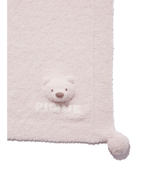 gelato pique（ジェラートピケ）の「【ラッピング済み】【BABY】パウダーベアブランケット＆スタイSET（ベビーギフト・キッズ・ベージュ/ピンク/ブルー・FREE）」の7枚目の写真