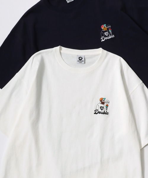 セール】Beard Man Embroidery SS Tee/オーバーサイズ 接触冷感