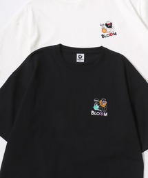 Beard Man Embroidery SS Tee/オーバーサイズ 接触冷感 ヒゲオジサン ワンポイント刺繍 半袖Tシャツ/レディース メンズ