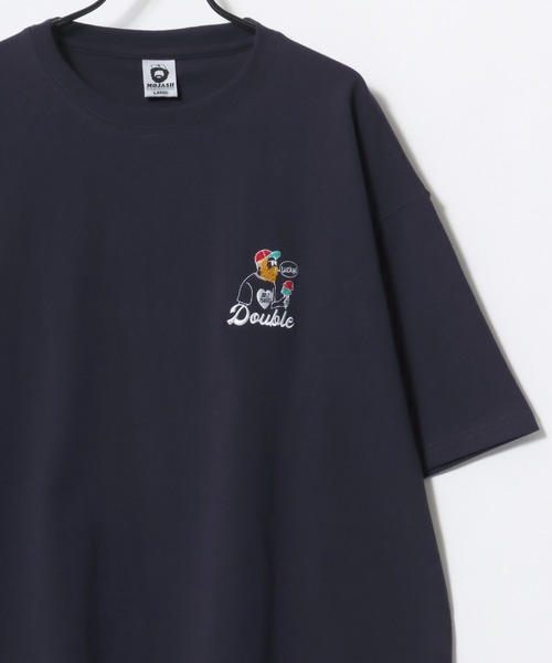 セール】Beard Man Embroidery SS Tee/オーバーサイズ 接触冷感